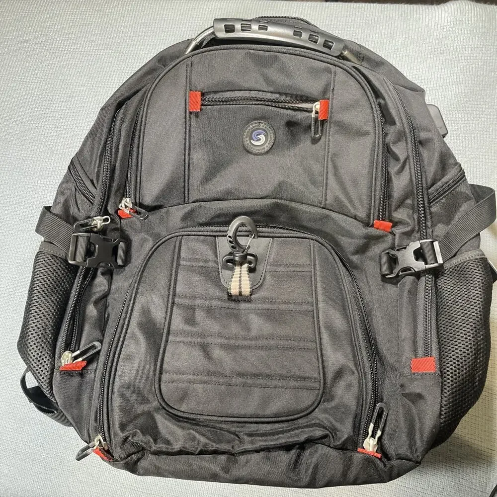 Shrrdoo Extra Large 50L Travel Laptop Backpack with USB Charging Port